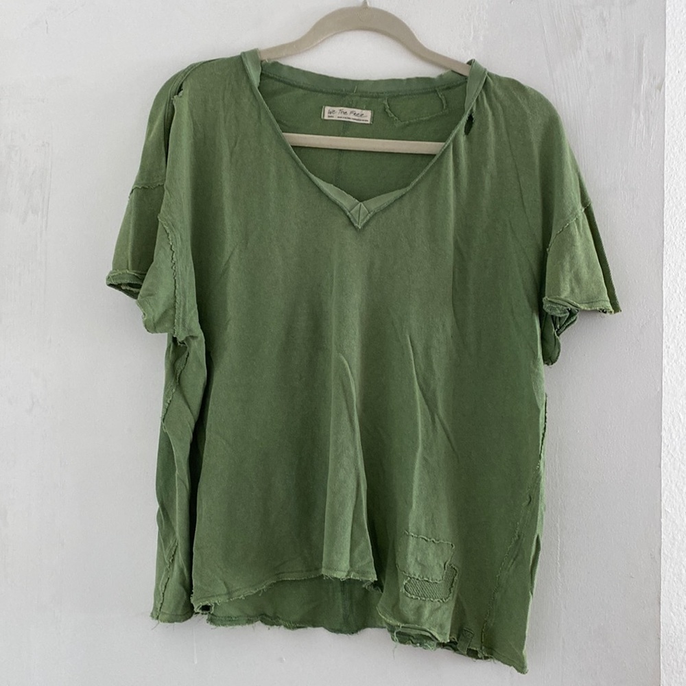 We The Free distressed top